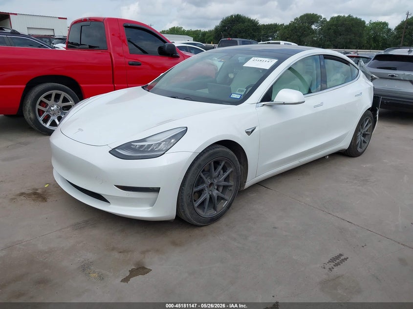2019 Tesla Model 3 VIN 5YJ3E1EA1KF312516 IAAI salvage auction — REAR END, Original (Texas), sold $25 on 2026-07-23 (photo 2)