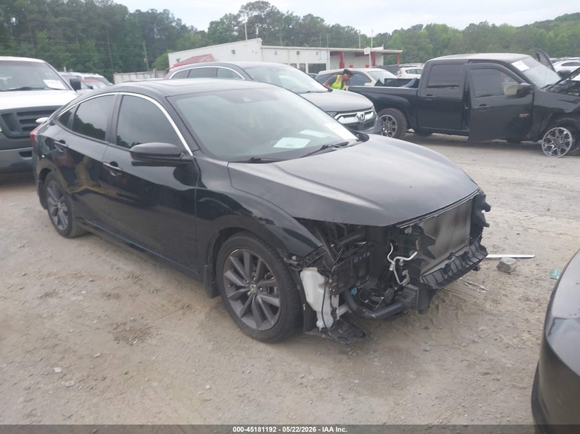 2021 Honda Civic VIN 19XFC1F38ME003038 IAAI salvage auction — FRONT END, Salvage (Georgia), sold $4,650 on 2026-07-11 (photo 1)