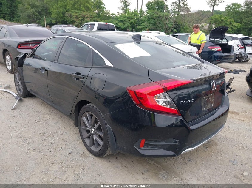 2021 Honda Civic VIN 19XFC1F38ME003038 IAAI salvage auction — FRONT END, Salvage (Georgia), sold $4,650 on 2026-07-11 (photo 3)