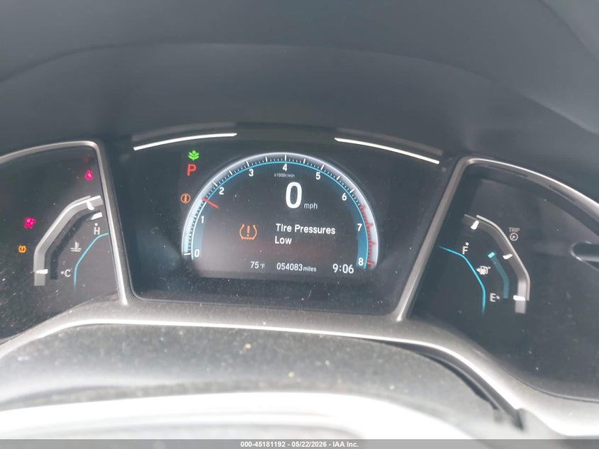 2021 Honda Civic VIN 19XFC1F38ME003038 IAAI salvage auction — FRONT END, Salvage (Georgia), sold $4,650 on 2026-07-11 (photo 7)