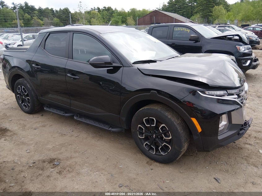 2022 Hyundai Santa cruz VIN 5NTJBDAE6NH025139 IAAI salvage auction — FRONT END, Salvage (Massachusetts), sold $3,700 on 2026-07-09 (photo 1)