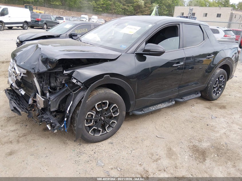 2022 Hyundai Santa cruz VIN 5NTJBDAE6NH025139 IAAI salvage auction — FRONT END, Salvage (Massachusetts), sold $3,700 on 2026-07-09 (photo 2)