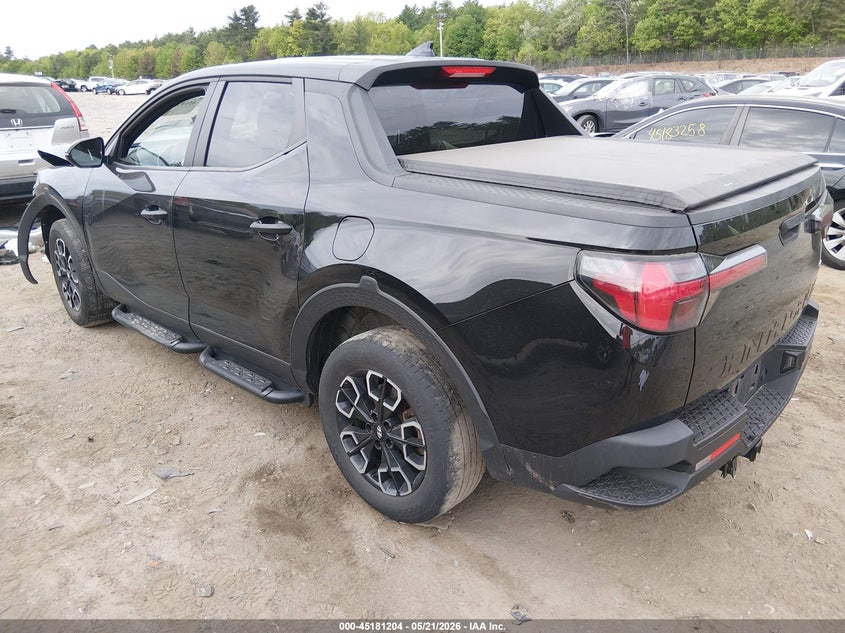 2022 Hyundai Santa cruz VIN 5NTJBDAE6NH025139 IAAI salvage auction — FRONT END, Salvage (Massachusetts), sold $3,700 on 2026-07-09 (photo 3)