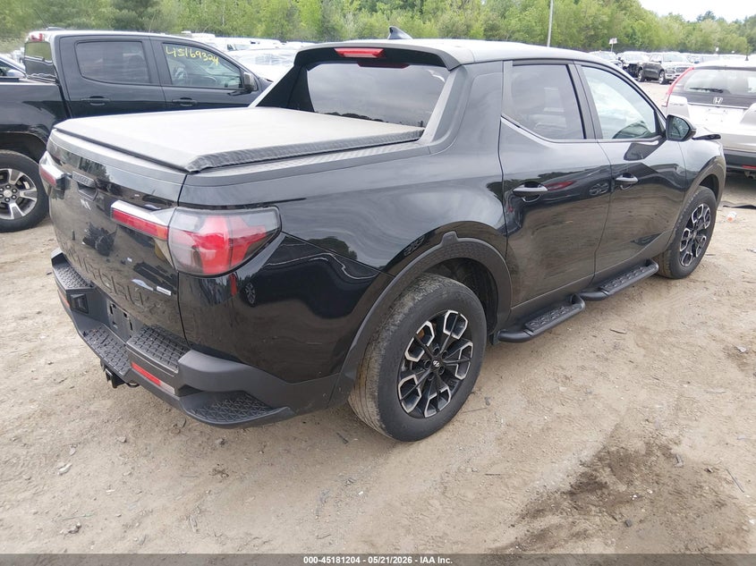 2022 Hyundai Santa cruz VIN 5NTJBDAE6NH025139 IAAI salvage auction — FRONT END, Salvage (Massachusetts), sold $3,700 on 2026-07-09 (photo 4)