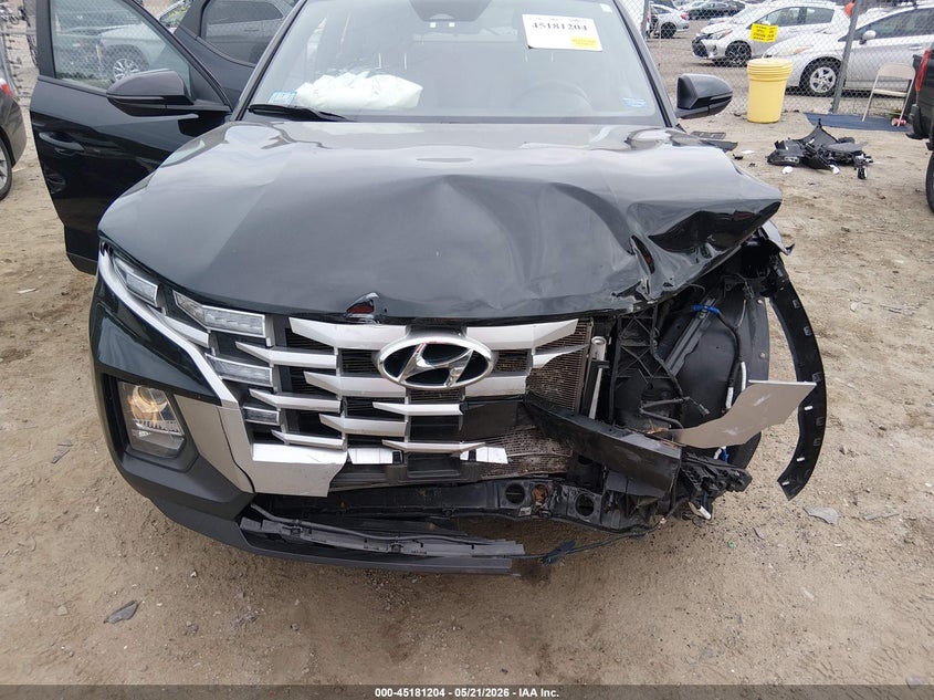 2022 Hyundai Santa cruz VIN 5NTJBDAE6NH025139 IAAI salvage auction — FRONT END, Salvage (Massachusetts), sold $3,700 on 2026-07-09 (photo 6)