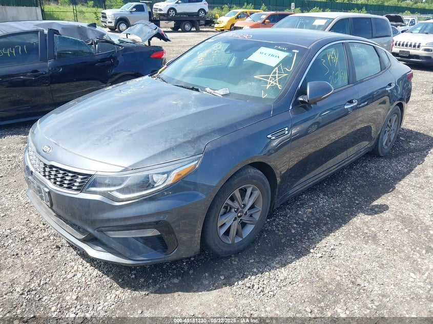 2020 Kia Optima VIN 5XXGT4L35LG426854 IAAI salvage auction — FRONT & REAR, Bill Of Sale (New York), sold $300 on 2026-07-21 (photo 2)