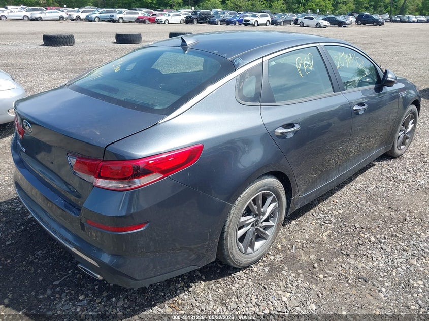 2020 Kia Optima VIN 5XXGT4L35LG426854 IAAI salvage auction — FRONT & REAR, Bill Of Sale (New York), sold $300 on 2026-07-21 (photo 4)