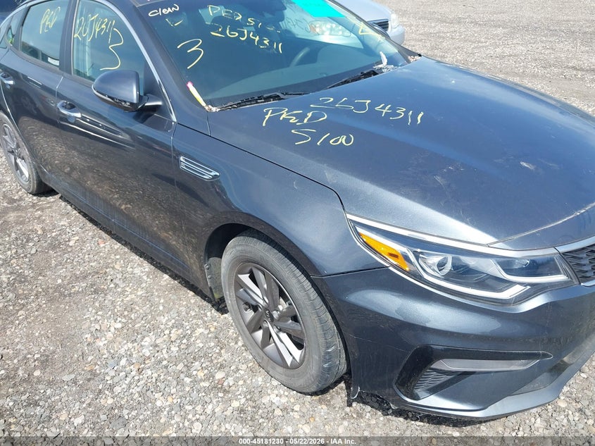 2020 Kia Optima VIN 5XXGT4L35LG426854 IAAI salvage auction — FRONT & REAR, Bill Of Sale (New York), sold $300 on 2026-07-21 (photo 6)
