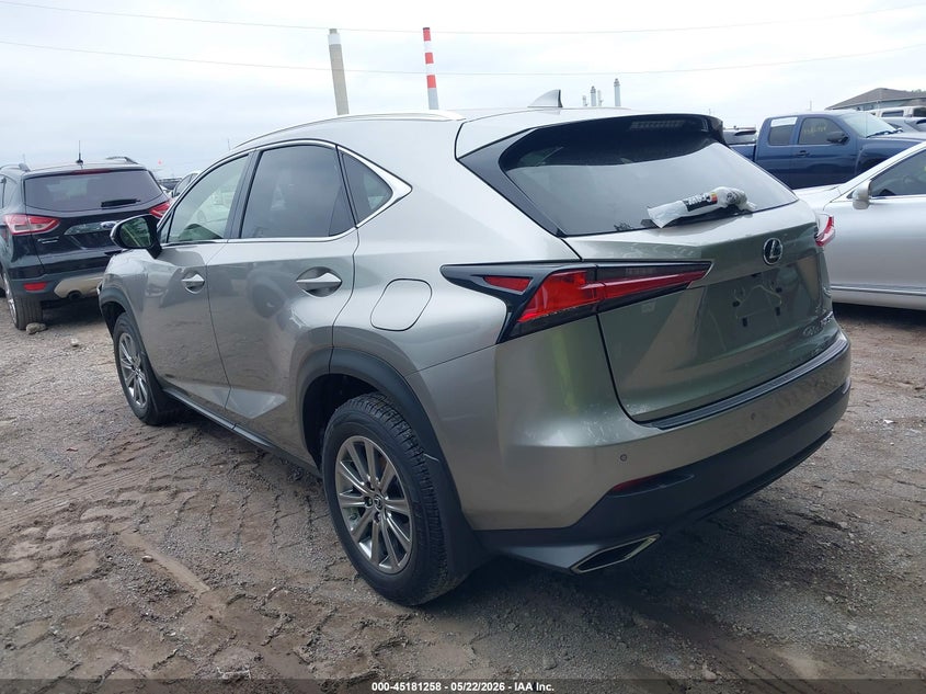 2021 Lexus Nx VIN JTJDARDZ2M2258619 IAAI salvage auction — FRONT END, Salvage (Indiana), sold $12,600 on 2026-07-08 (photo 3)