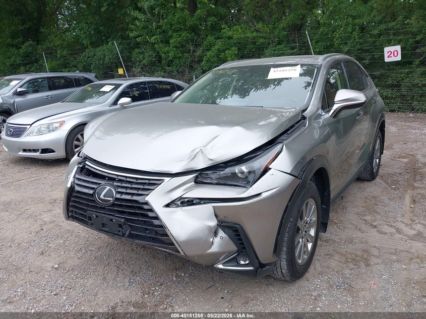2021 Lexus Nx VIN JTJDARDZ2M2258619 IAAI salvage auction — FRONT END, Salvage (Indiana), sold $12,600 on 2026-07-08 (photo 6)