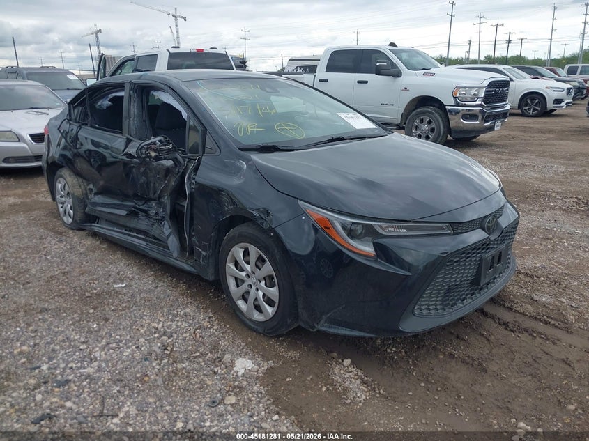 2021 Toyota Corolla VIN JTDEPMAE6MJ172231 IAAI salvage auction — SIDE, Salvage (Texas), sold $3,300 on 2026-07-20 (photo 1)