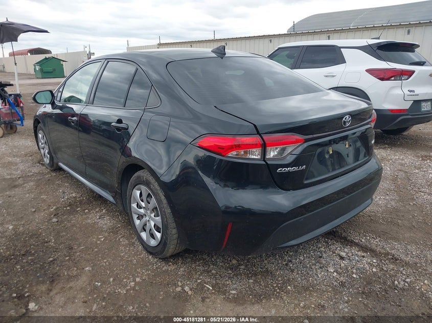 2021 Toyota Corolla VIN JTDEPMAE6MJ172231 IAAI salvage auction — SIDE, Salvage (Texas), sold $3,300 on 2026-07-20 (photo 3)