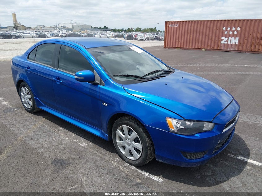 2015 Mitsubishi Lancer VIN JA32U2FU0FU015049 IAAI salvage auction — LEFT FRONT, Salvage (Illinois), sold $325 on 2026-07-14 (photo 1)