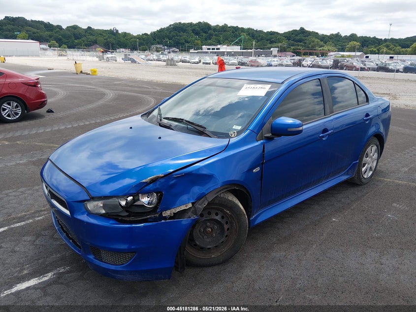2015 Mitsubishi Lancer VIN JA32U2FU0FU015049 IAAI salvage auction — LEFT FRONT, Salvage (Illinois), sold $325 on 2026-07-14 (photo 2)