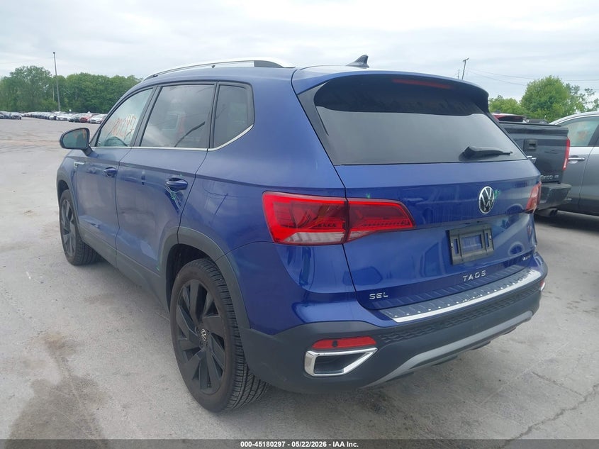 2024 Volkswagen Taos VIN 3VV4X7B24RM065952 IAAI salvage auction — HAIL, Salvage (Ohio), sold $13,100 on 2026-07-14 (photo 3)