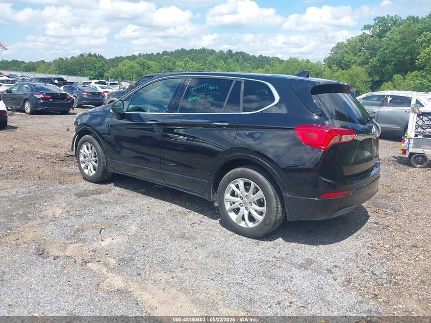 2020 Buick Envision VIN LRBFXBSA7LD178636 IAAI salvage auction — FRONT END, Salvage (Mississippi), sold $925 on 2026-07-08 (photo 3)