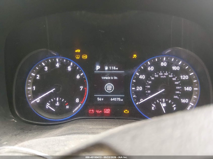 2019 Hyundai Kona VIN KM8K2CAA2KU348093 IAAI salvage auction — FRONT END, Salvage (West Virginia), sold $950 on 2026-07-29 (photo 7)