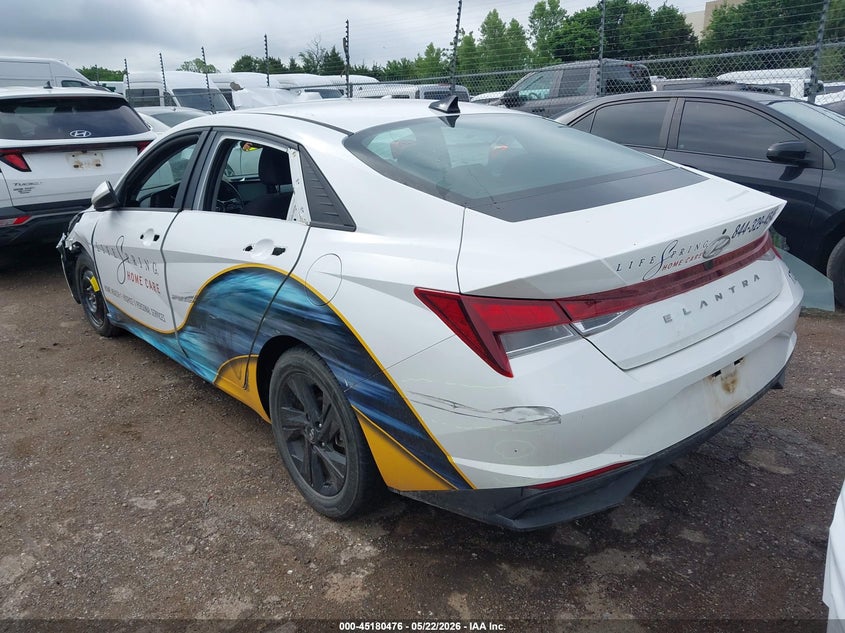 2023 Hyundai Elantra VIN 5NPLM4AG4PH102127 IAAI salvage auction — LEFT SIDE, Clear (Oklahoma), sold $3,150 on 2026-07-15 (photo 3)