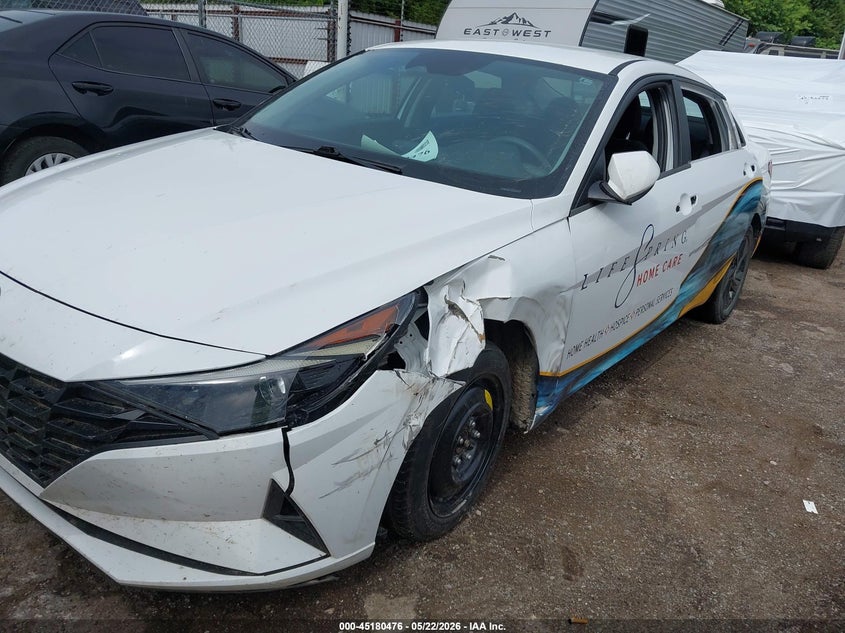 2023 Hyundai Elantra VIN 5NPLM4AG4PH102127 IAAI salvage auction — LEFT SIDE, Clear (Oklahoma), sold $3,150 on 2026-07-15 (photo 6)