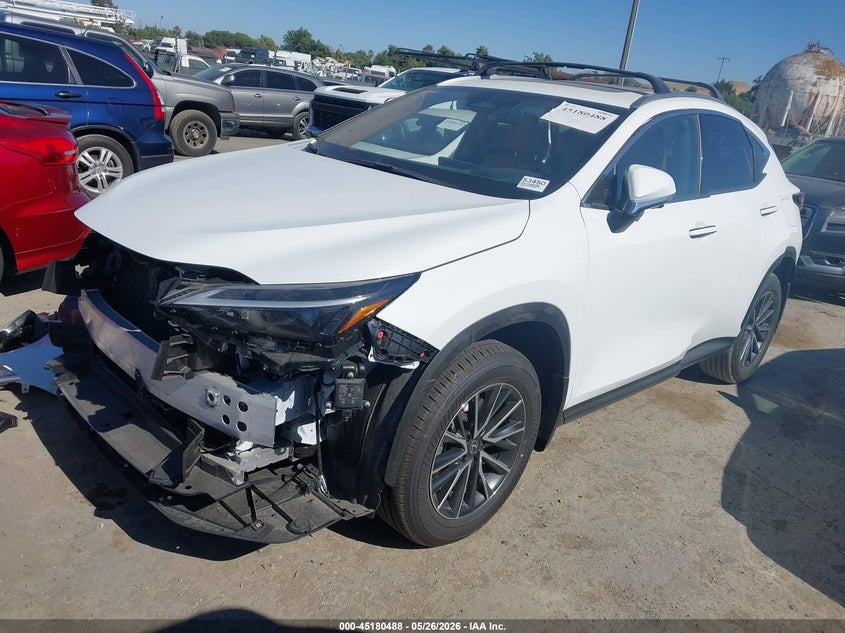 2026 Lexus Nx VIN JTJGKCEZ4T5042001 IAAI salvage auction — FRONT END, Salvage (California), sold $24,650 on 2026-07-16 (photo 2)