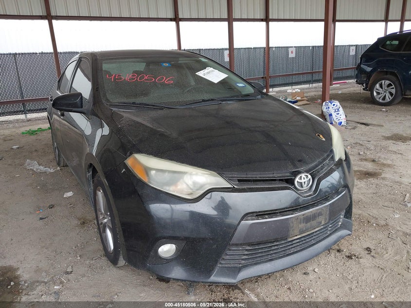 2015 Toyota Corolla VIN 5YFBURHE8FP246326 IAAI salvage auction — FRONT END, Original (Texas), sold $25 on 2026-07-28 (photo 1)