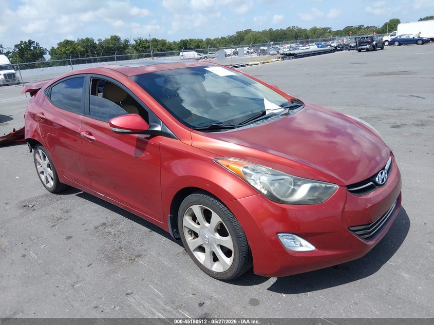 2011 Hyundai Elantra VIN KMHDH4AE3BU128123 IAAI salvage auction — REAR END, Salvage (Idaho), sold $1,050 on 2026-07-20 (photo 1)