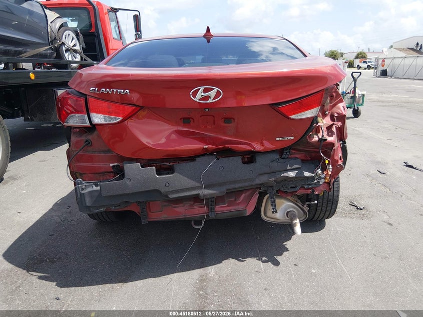 2011 Hyundai Elantra VIN KMHDH4AE3BU128123 IAAI salvage auction — REAR END, Salvage (Idaho), sold $1,050 on 2026-07-20 (photo 6)