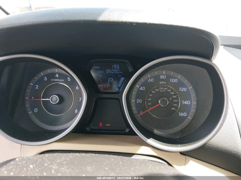 2011 Hyundai Elantra VIN KMHDH4AE3BU128123 IAAI salvage auction — REAR END, Salvage (Idaho), sold $1,050 on 2026-07-20 (photo 7)
