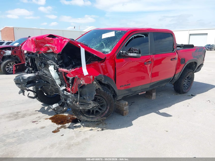2025 Ram 1500 VIN 1C6SRFLP4SN761086 IAAI salvage auction — FRONT & REAR, Salvage Title, sold $7,275 on 2026-09-02 (photo 2)
