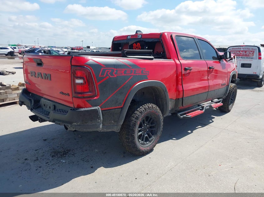 2025 Ram 1500 VIN 1C6SRFLP4SN761086 IAAI salvage auction — FRONT & REAR, Salvage Title, sold $7,275 on 2026-09-02 (photo 4)