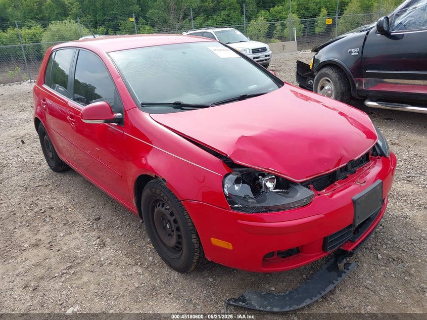 2007 Volkswagen Golf VIN WVWDR71K57W173455 IAAI salvage auction — FRONT END, Salvage (Illinois), sold $325 on 2026-07-15 (photo 1)