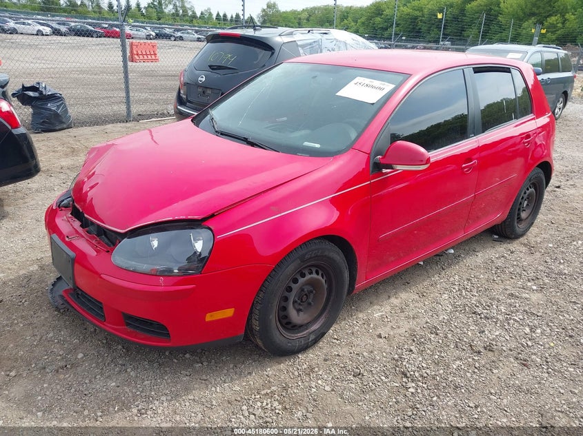 2007 Volkswagen Golf VIN WVWDR71K57W173455 IAAI salvage auction — FRONT END, Salvage (Illinois), sold $325 on 2026-07-15 (photo 2)