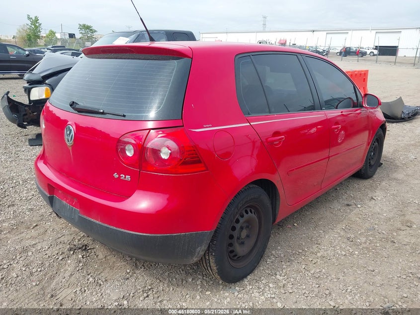 2007 Volkswagen Golf VIN WVWDR71K57W173455 IAAI salvage auction — FRONT END, Salvage (Illinois), sold $325 on 2026-07-15 (photo 4)