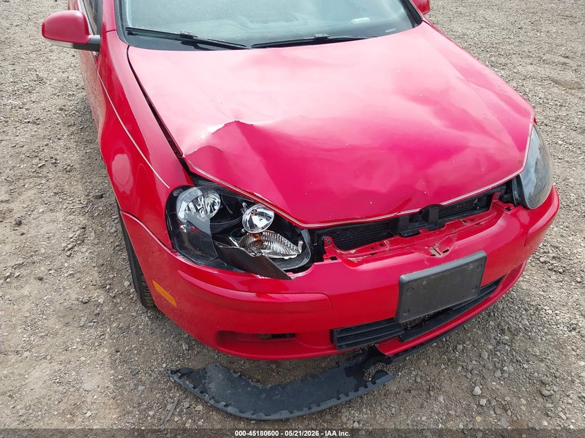 2007 Volkswagen Golf VIN WVWDR71K57W173455 IAAI salvage auction — FRONT END, Salvage (Illinois), sold $325 on 2026-07-15 (photo 6)