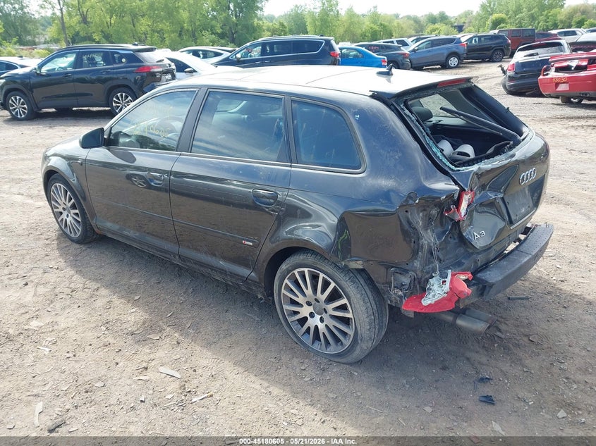 2007 Audi A3 VIN WAUHF98PX7A214731 IAAI salvage auction — REAR END, Prior Salvage (Minnesota), sold $275 on 2026-07-15 (photo 3)