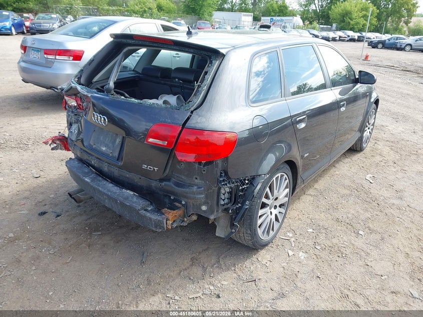 2007 Audi A3 VIN WAUHF98PX7A214731 IAAI salvage auction — REAR END, Prior Salvage (Minnesota), sold $275 on 2026-07-15 (photo 6)