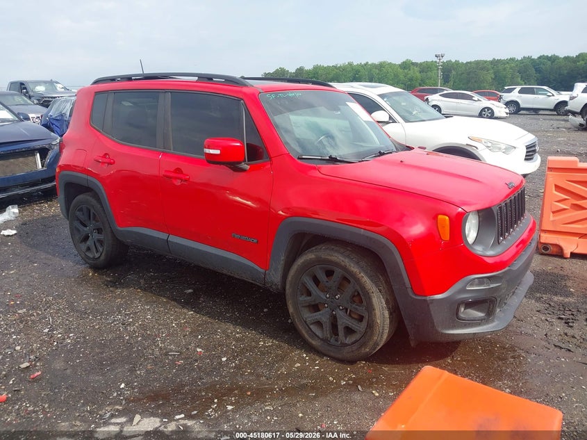 2018 Jeep Renegade VIN ZACCJABB2JPJ65491 IAAI salvage auction — REAR END, Salvage Title, sold $2,200 on 2026-07-15 (photo 1)