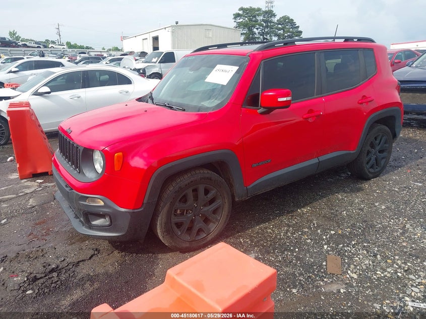 2018 Jeep Renegade VIN ZACCJABB2JPJ65491 IAAI salvage auction — REAR END, Salvage Title, sold $2,200 on 2026-07-15 (photo 2)