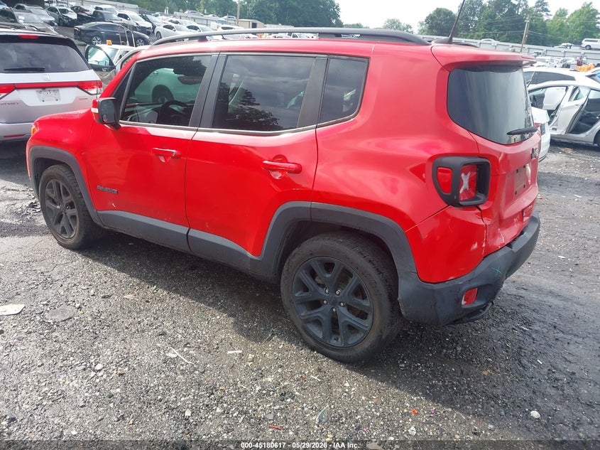 2018 Jeep Renegade VIN ZACCJABB2JPJ65491 IAAI salvage auction — REAR END, Salvage Title, sold $2,200 on 2026-07-15 (photo 3)