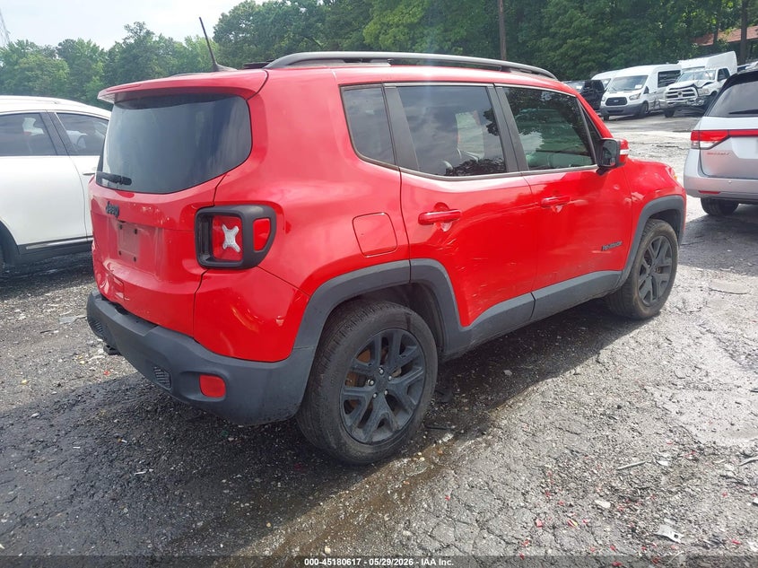 2018 Jeep Renegade VIN ZACCJABB2JPJ65491 IAAI salvage auction — REAR END, Salvage Title, sold $2,200 on 2026-07-15 (photo 4)
