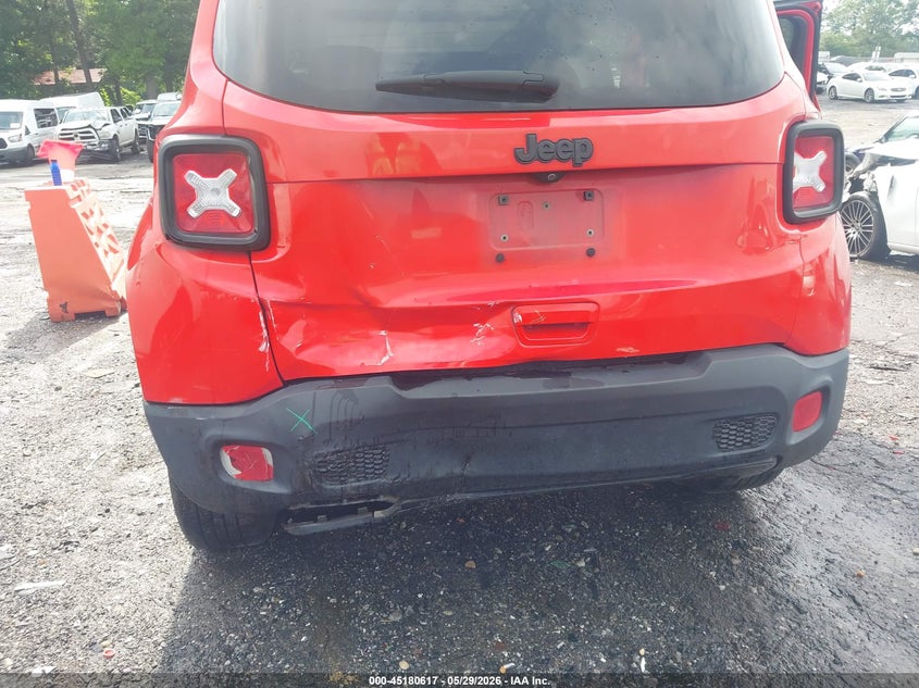 2018 Jeep Renegade VIN ZACCJABB2JPJ65491 IAAI salvage auction — REAR END, Salvage Title, sold $2,200 on 2026-07-15 (photo 6)