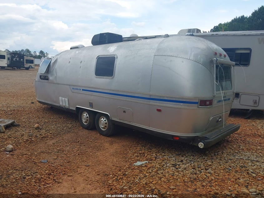 1984 Airstream Sovereign VIN 1STDBAL22EJ502154 IAAI salvage auction — STORM DAMAGE, Bill Of Sale (Georgia), sold $150 on 2026-07-09 (photo 3)