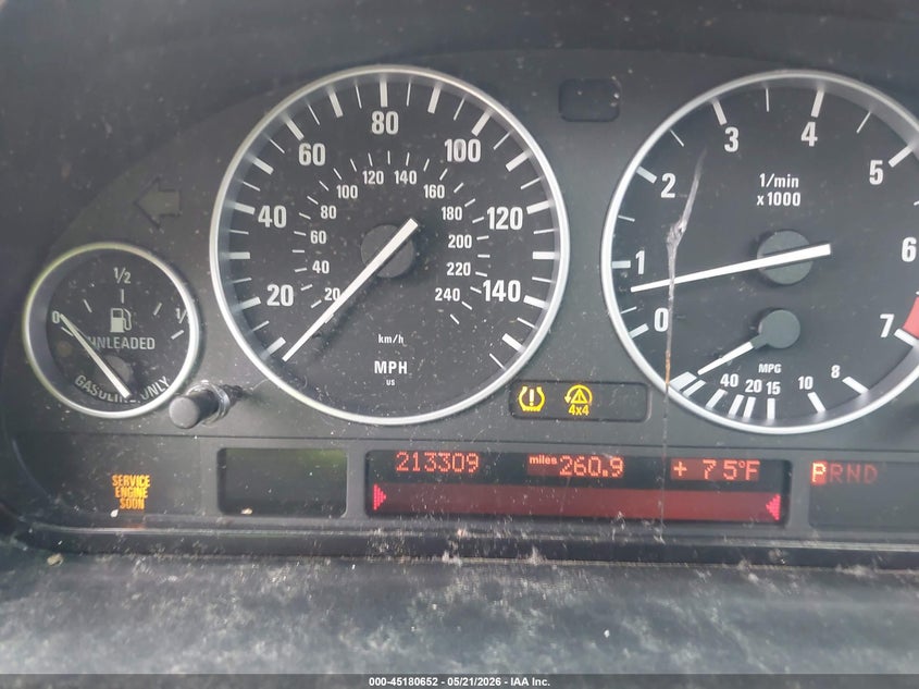 2006 BMW X5 VIN 5UXFA13586LY45219 IAAI salvage auction — FRONT END, Original (Texas), sold $275 on 2026-07-13 (photo 7)