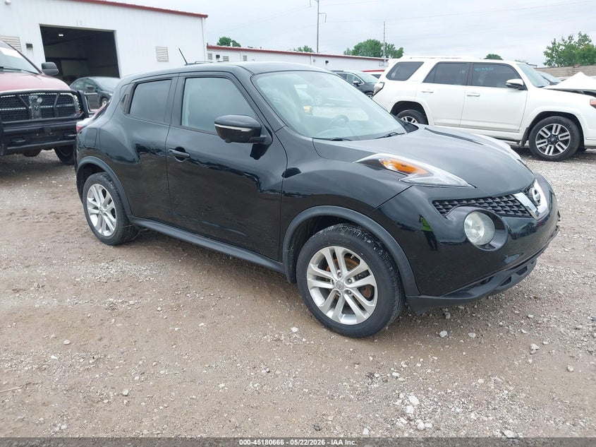 2016 Nissan Juke VIN JN8AF5MR7GT607633 IAAI salvage auction — LEFT SIDE, Salvage (Missouri), sold $600 on 2026-07-06 (photo 1)