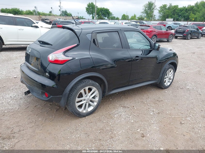 2016 Nissan Juke VIN JN8AF5MR7GT607633 IAAI salvage auction — LEFT SIDE, Salvage (Missouri), sold $600 on 2026-07-06 (photo 4)