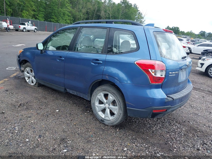 2016 Subaru Forester VIN JF2SJABC7GH452981 IAAI salvage auction — FRONT & REAR, Salvage (South Carolina), sold $900 on 2026-07-15 (photo 3)
