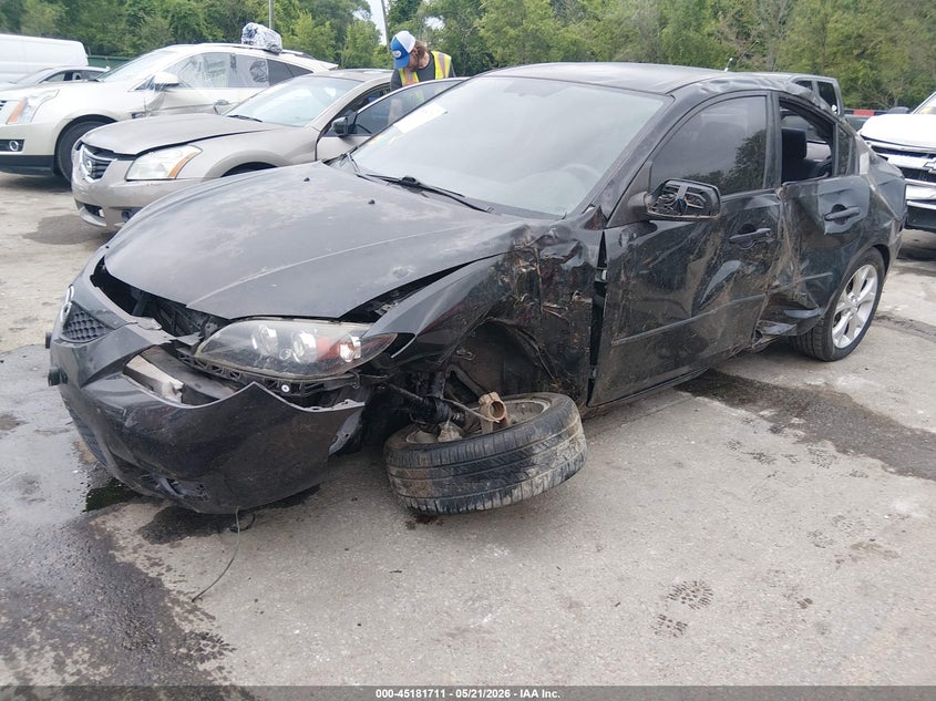 2009 Mazda 3 VIN JM1BK32F191197208 IAAI salvage auction — ROLLOVER, Junk (Missouri), sold $325 on 2026-07-08 (photo 2)