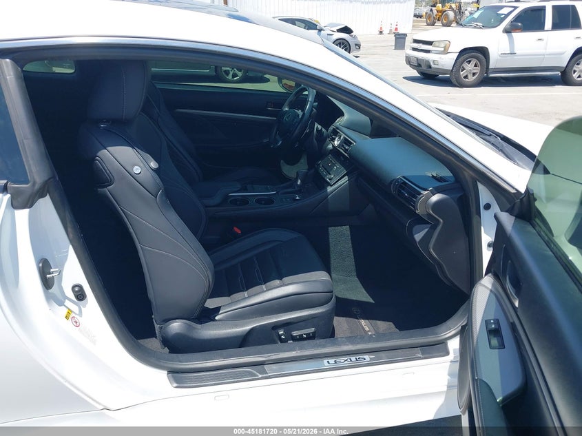 2016 Lexus Rc VIN JTHHA5BC7G5000769 IAAI salvage auction — REAR END, Salvage (California), sold $9,000 on 2026-08-19 (photo 5)