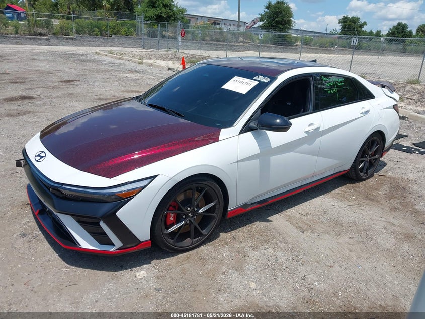 2025 Hyundai Elantra VIN KMHLW4DK5SU025644 IAAI salvage auction — MECHANICAL, Salvage Title, sold $8,100 on 2026-08-06 (photo 2)