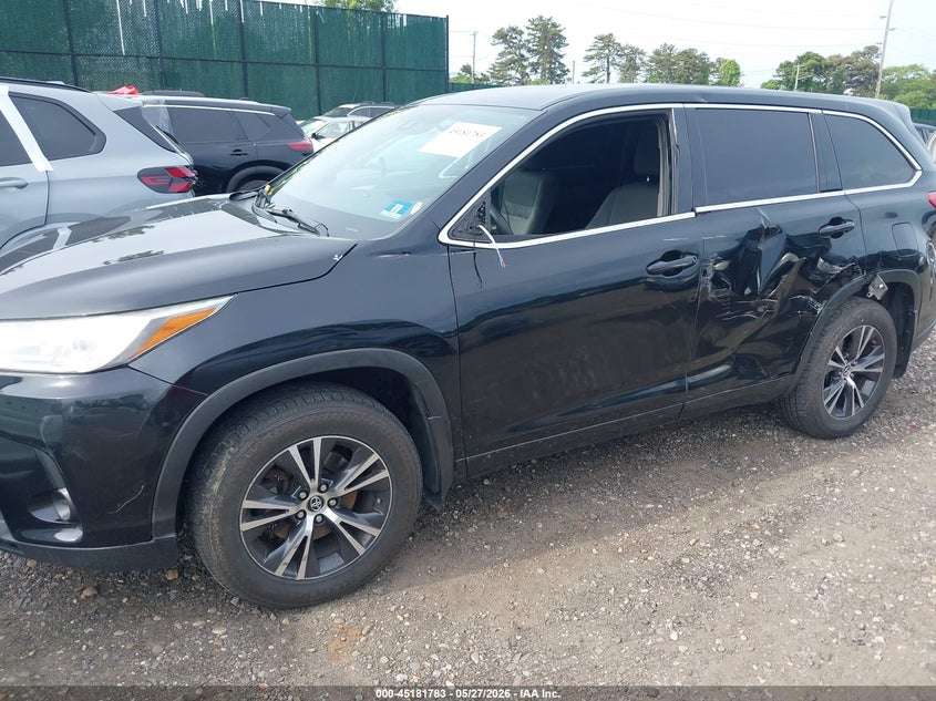 2018 Toyota Highlander VIN 5TDBZRFH7JS822390 IAAI salvage auction — FRONT & REAR, Salvage (New Jersey), sold $5,500 on 2026-07-28 (photo 6)